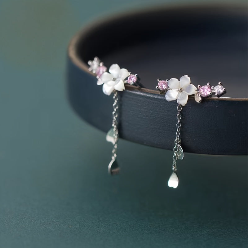Cherry Blossom Earrings “Shizuku”