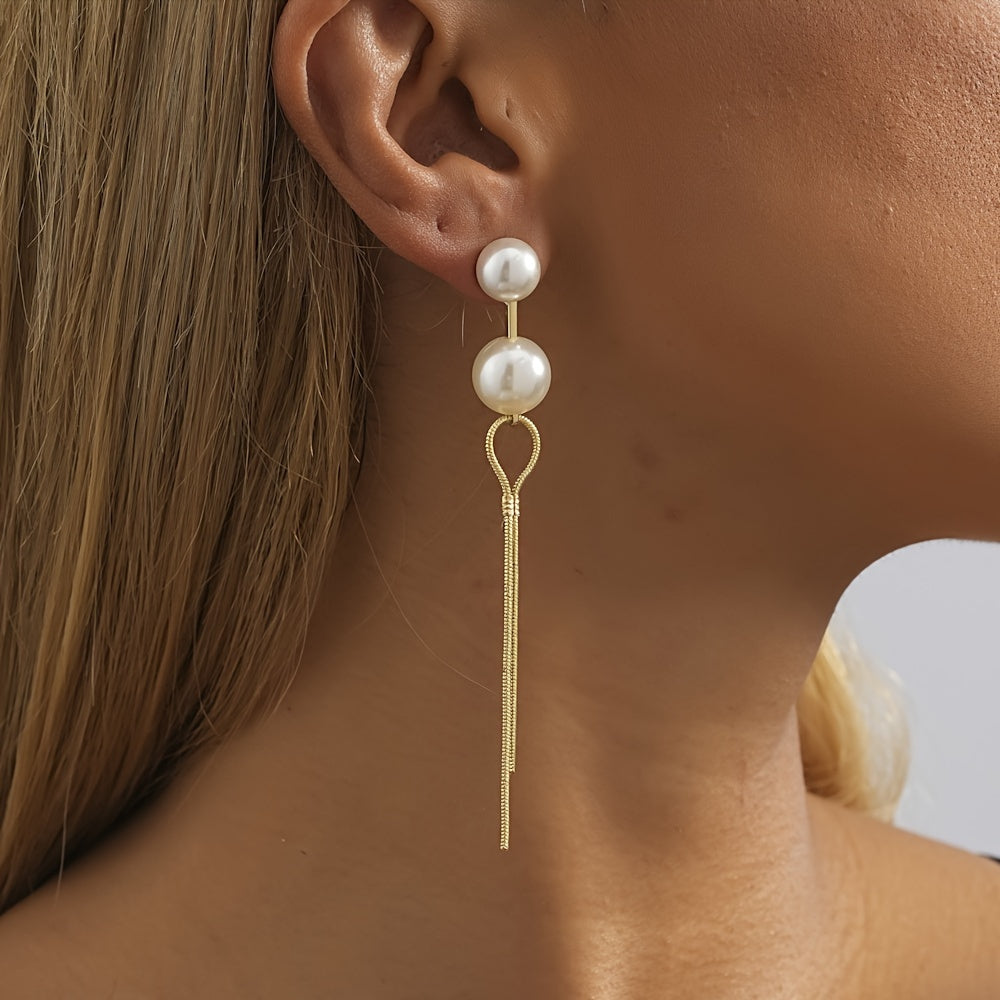 Dangle Earrings “Aurora Pearl”