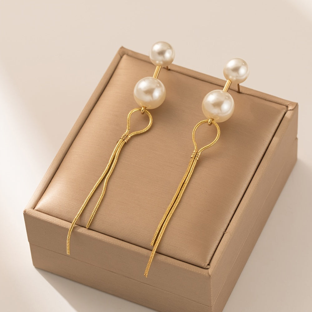 Dangle Earrings “Aurora Pearl”