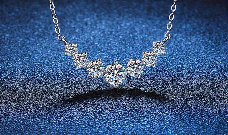 Cubic Zirconia Necklace “Smiling Princess”