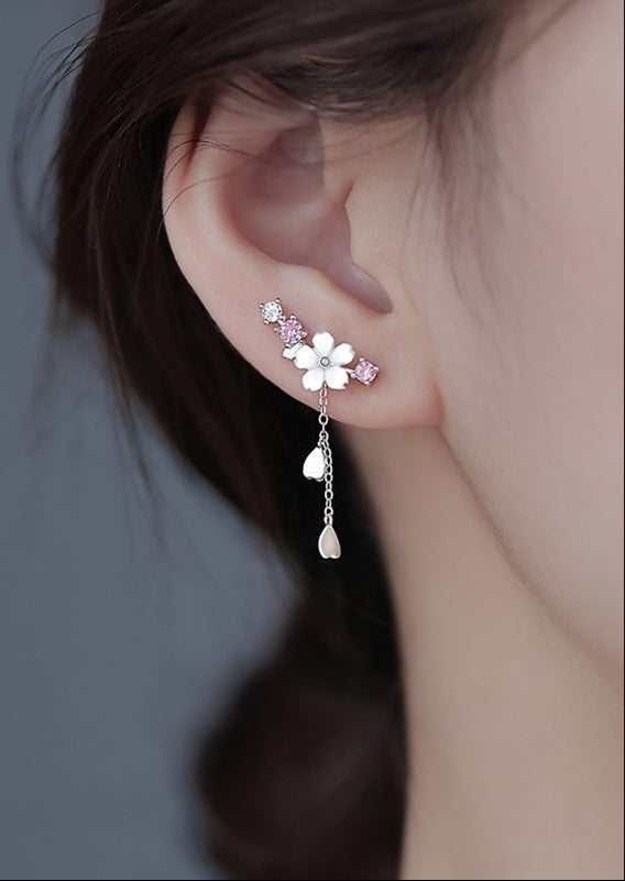 Cherry Blossom Earrings “Shizuku”